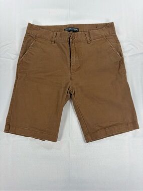 Bronxton Brown Stretch Chino Shorts Men’s XS